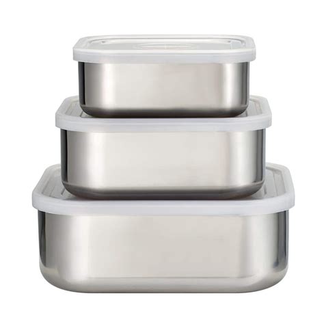 metal square storage box|square metal container with lid.